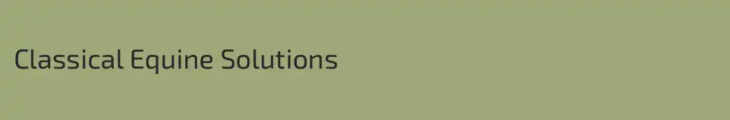 Classical Equine Solutions